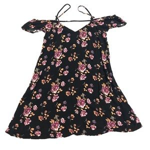 Forever 21 Floral Off The Shoulder Top Shirt